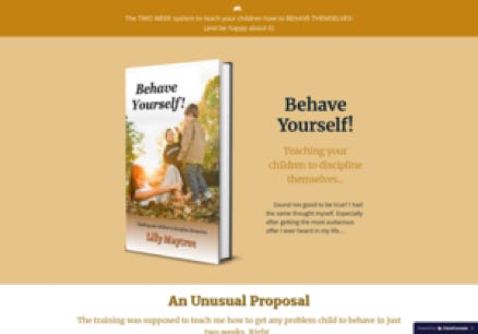 Teaching your children to discipline themselves.